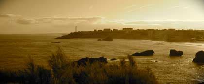 Biarritz landscape that inspired Gwen's design aesthetic